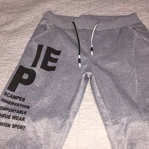Gray joggers size Medium